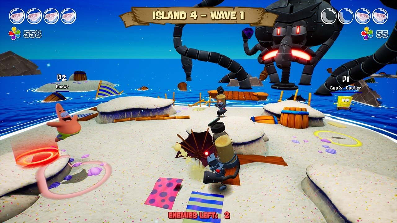 SpongeBob SquarePants: Battle for Bikini Bottom - Rehydrated NS RUS SUB