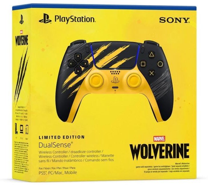 Игровой контроллер Sony DualSense Marvel's Wolverine Edition желтый
