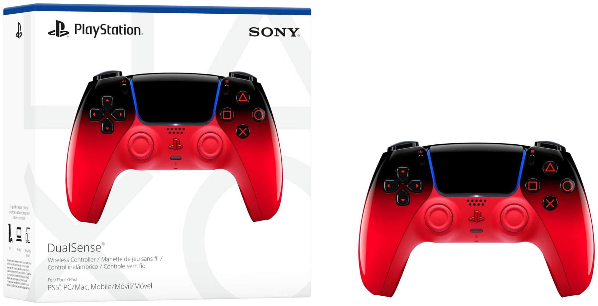 Игровой контроллер Sony CFI-ZCT2W красный