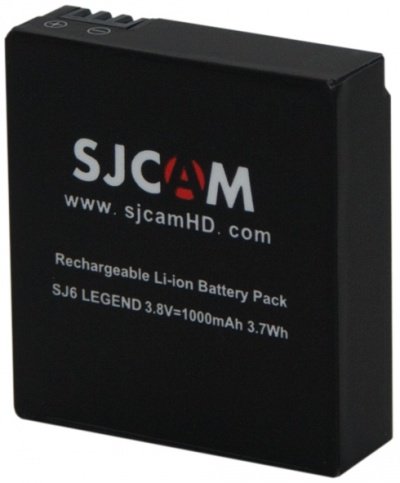 Аккумулятор SJCAM для SJ6000 Legend черный  купить,NaN
