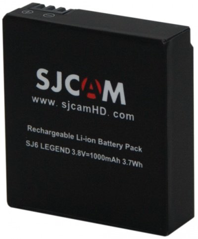 Аккумулятор SJCAM для SJ6000 Legend черный  купить,NaN