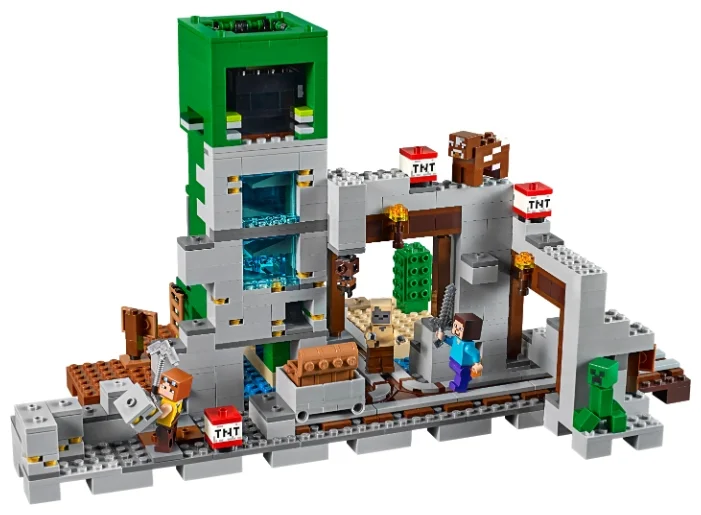 Конструктор Lego Minecraft Шахта крипера 21155 купить,NaN