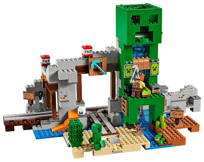 Конструктор Lego Minecraft Шахта крипера 21155 купить,NaN