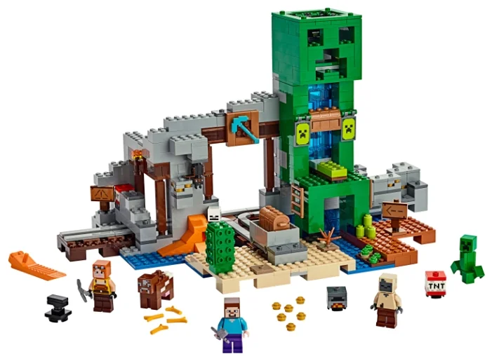 Конструктор Lego Minecraft Шахта крипера 21155 купить,NaN
