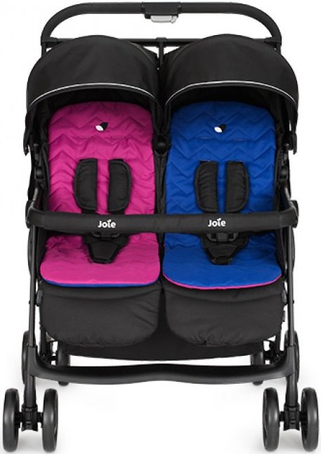 Коляска для двойни Joie Aire Twin Rosy/Sea купить,NaN
