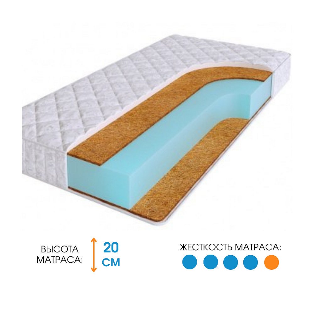 Матрас Ali Home Bravo-2Q Jacquard 175x215 