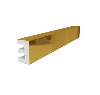 Молдинг Decor-Dizayn DD612 GL латунь 40x25x2000 мм 28 шт  купить,NaN