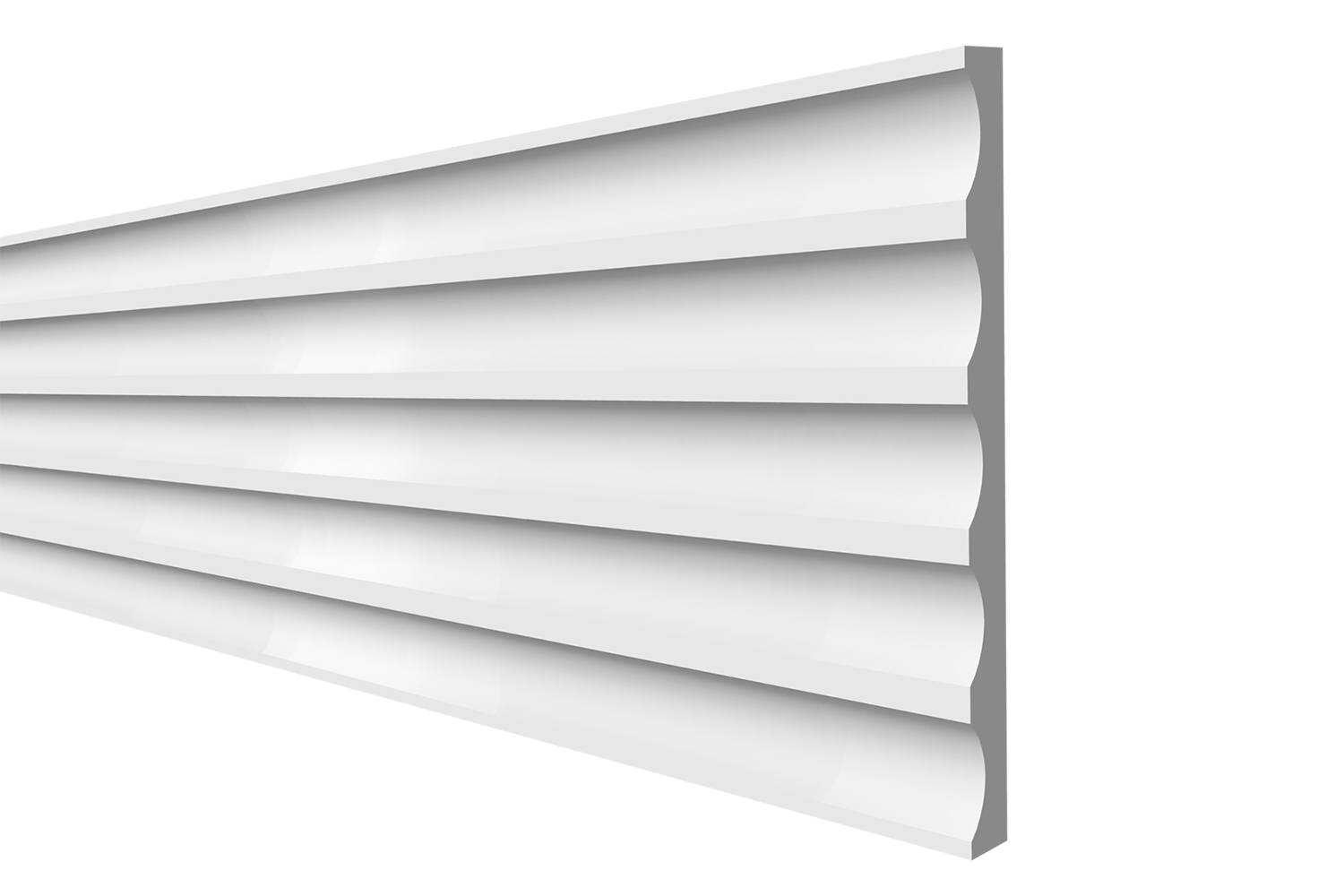 Панель для стен Decor-Dizayn DD902 130x10x2000 мм 20 шт белая