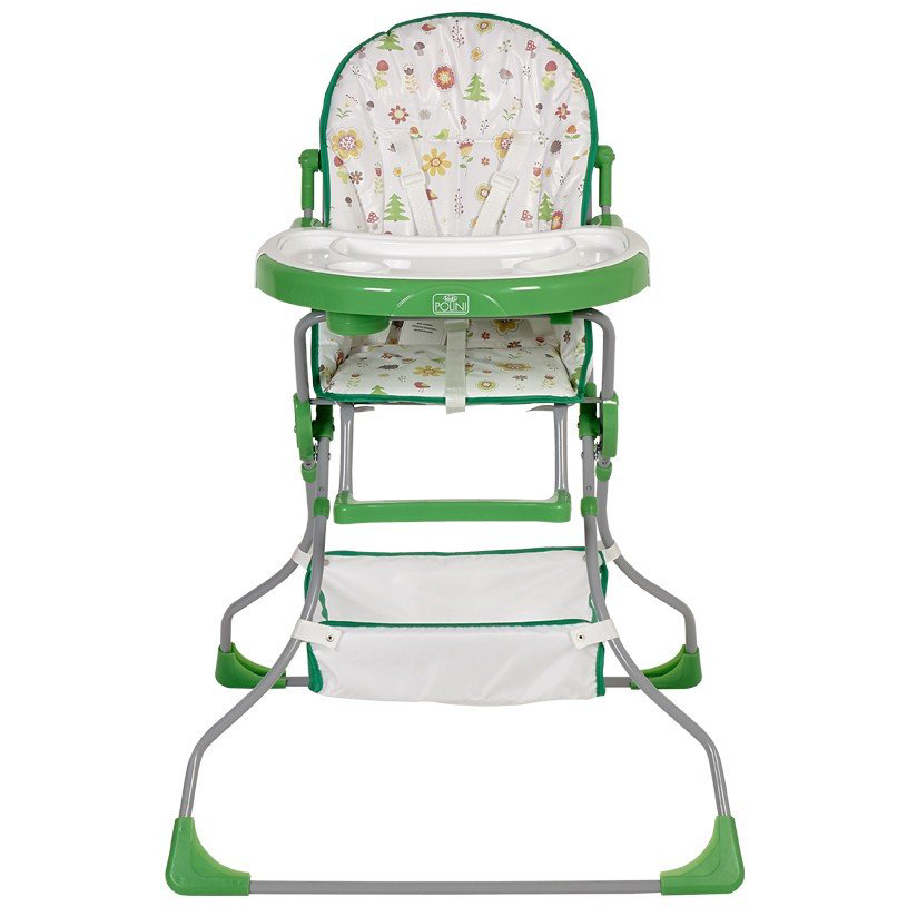 Стульчик для кормления Polini kids 252 Лесные друзья Green купить,NaN