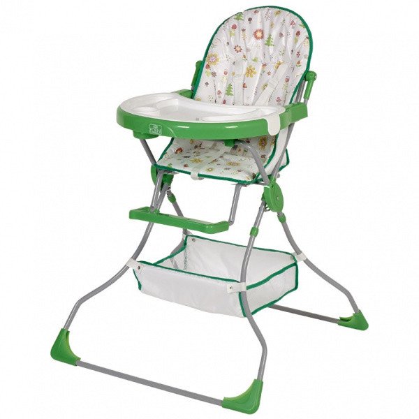 Стульчик для кормления Polini kids 252 Лесные друзья Green купить,NaN