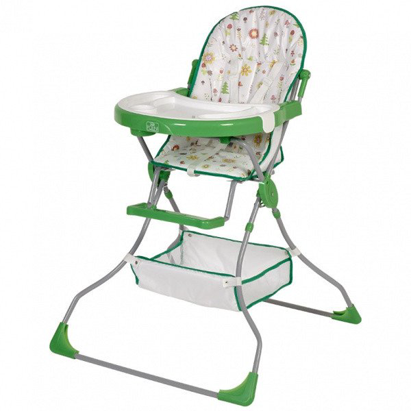 Стульчик для кормления Polini kids 252 Лесные друзья Green купить,NaN