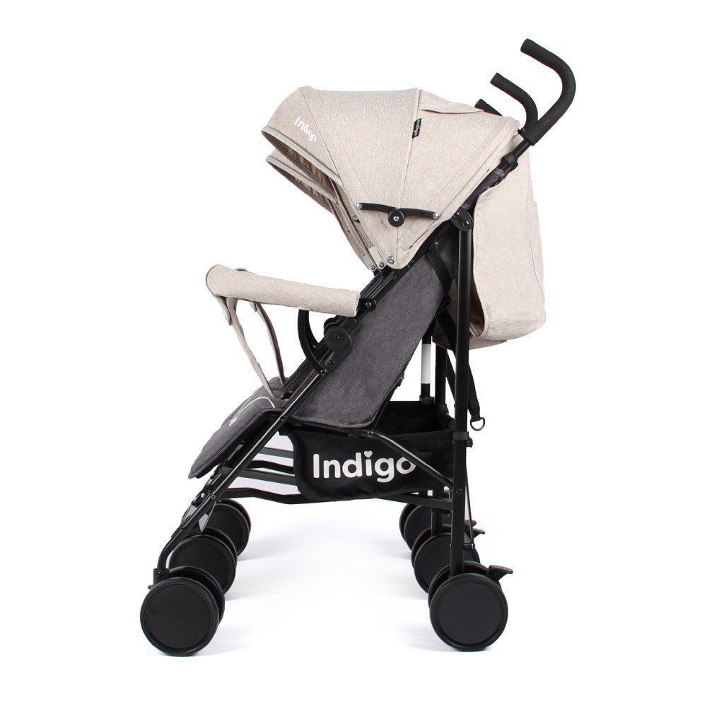 Коляска для двойни Indigo Duet Beige/Grey купить,NaN