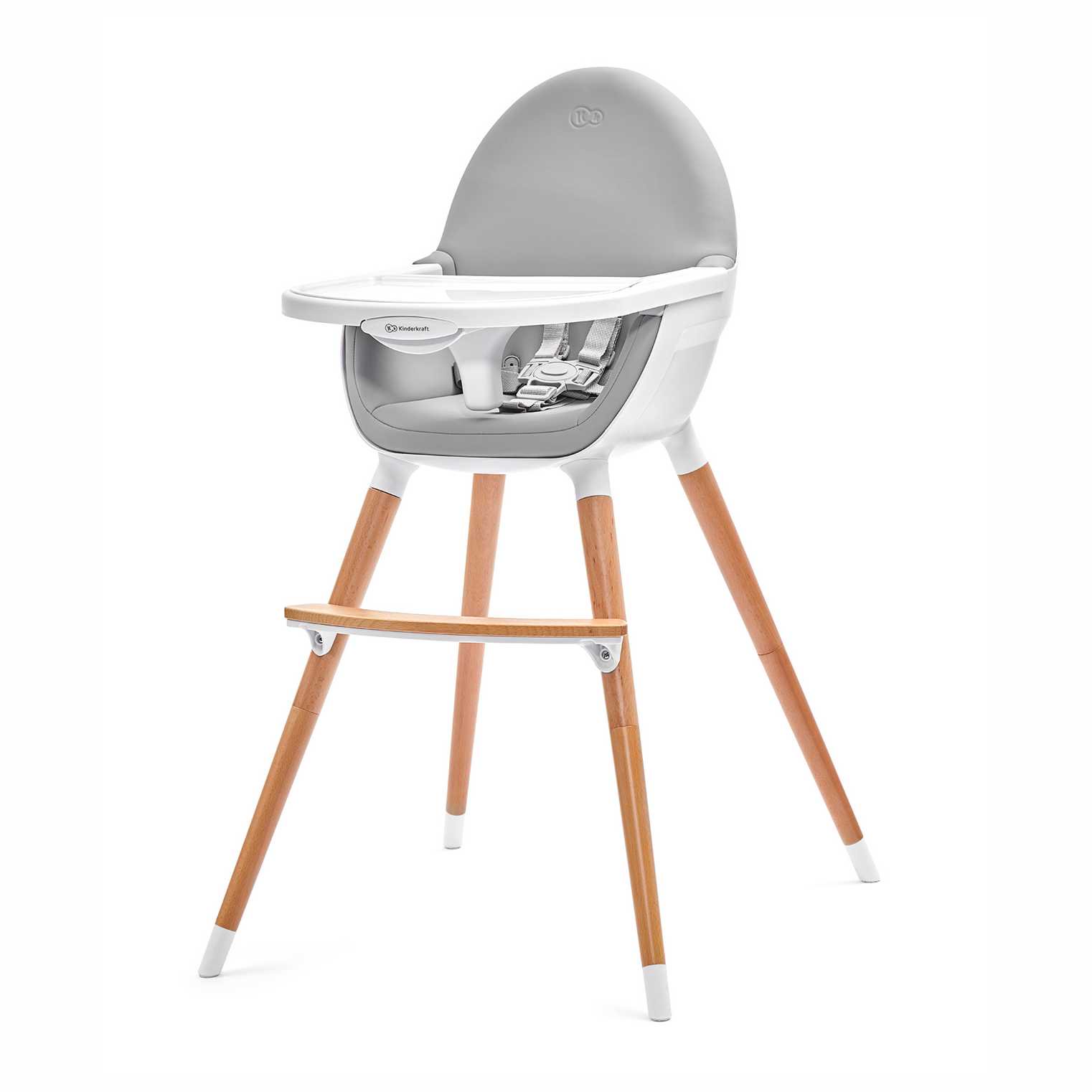 Стульчик для кормления 2в1 Kinderkraft Fini Gray купить,NaN