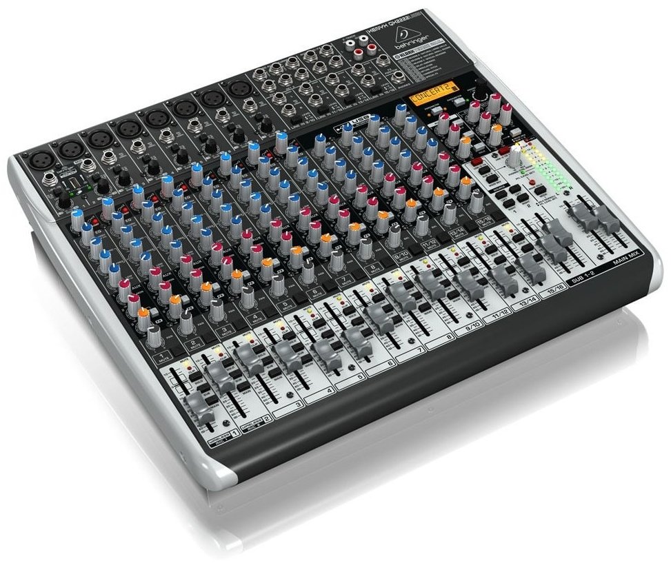 Микшерный пульт BEHRINGER Xenyx QX2222USB серый купить,240600