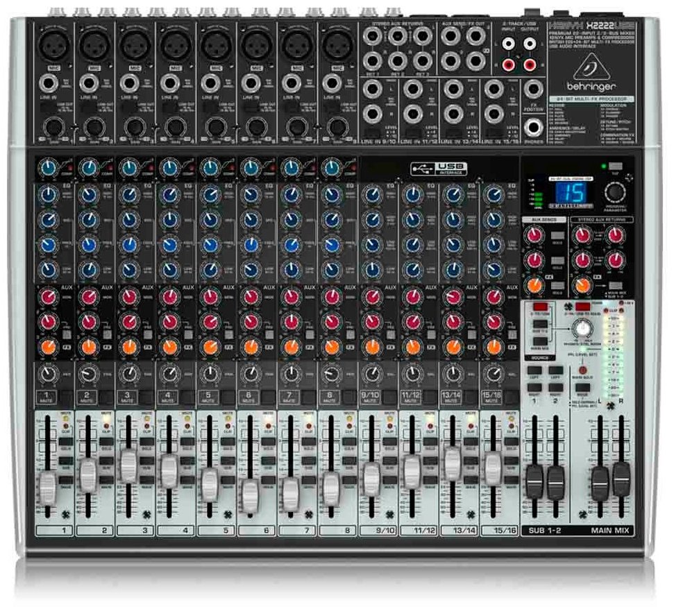 Микшерный пульт BEHRINGER X2222USB купить,200000