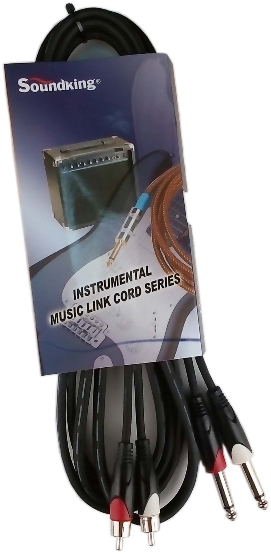 Кабель Soundking 6.3 mm jack - RCA 3 м купить,4700