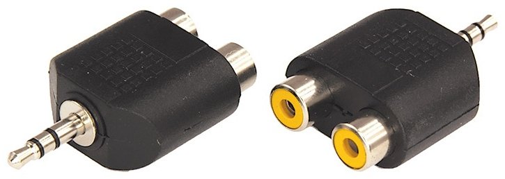 Переходник REXANT 06-0161-A 3.5 mm jack - RCA купить,500