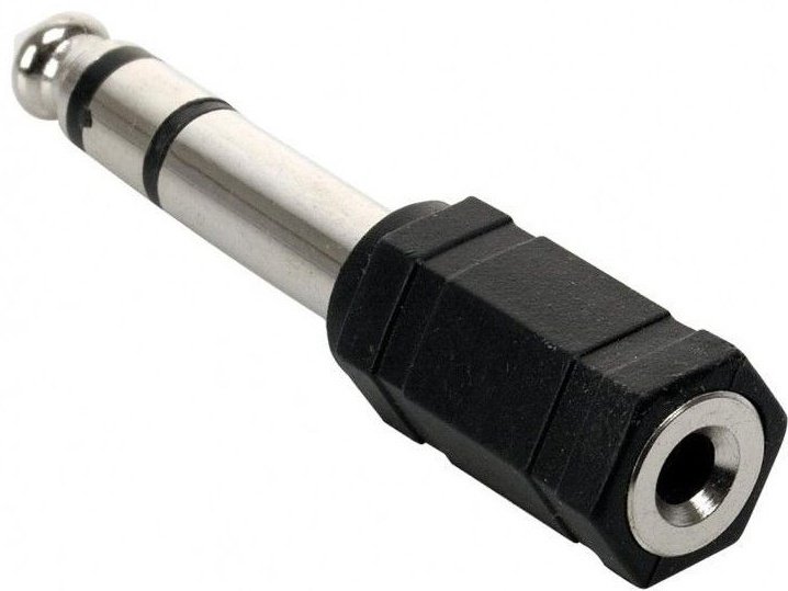 Переходник Евроуют 6.3 mm jack - 3.5 mm jack купить,700