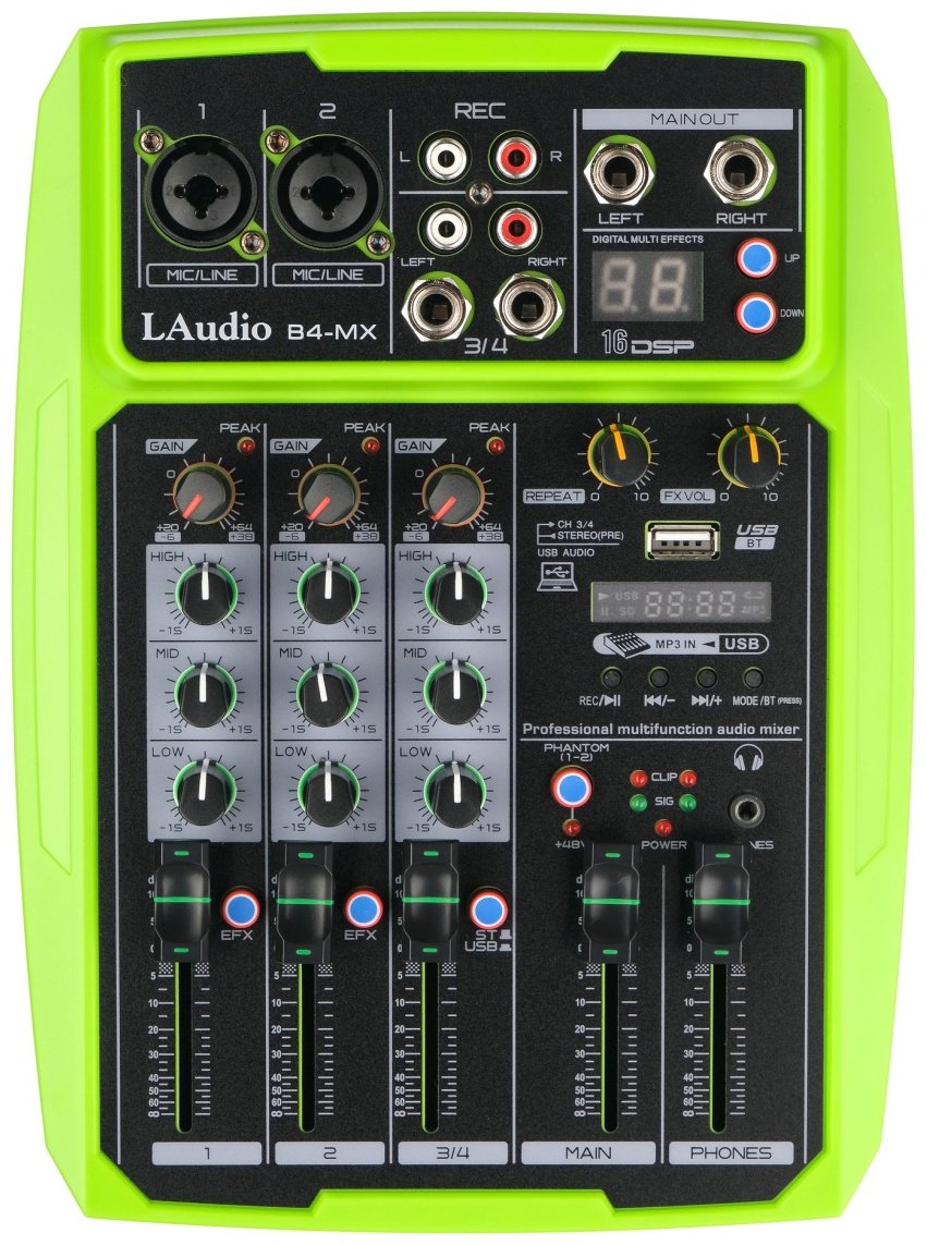 Микшерный пульт LAudio B4-MX купить,48000