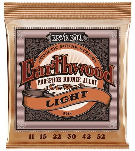 Ernie Ball 2148 Earthwood Phosphor Bronze 11-52 купить,8000