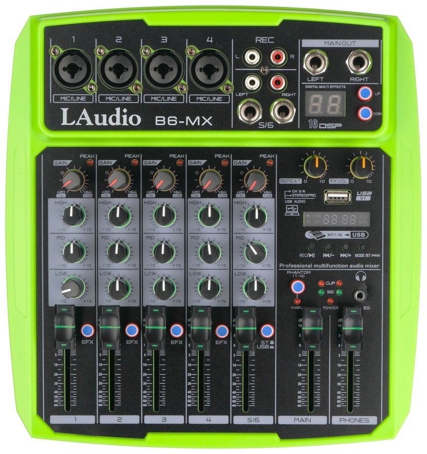 Микшерный пульт LAudio B6-MX купить,57000
