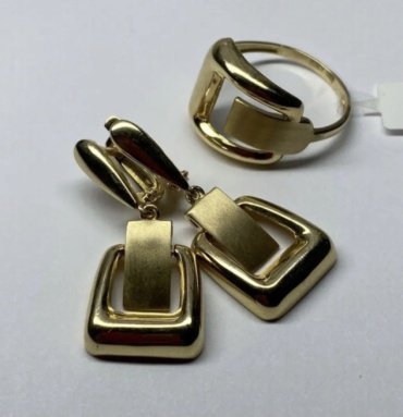 Комплект Exclusive Gold 6548876 вес 7.7 г золото, без вставок