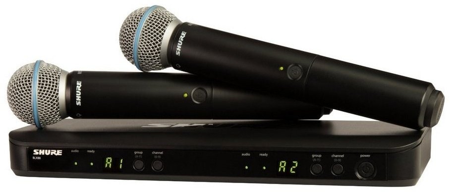 Shure BLX288E/B58-H8E черный купить,609440