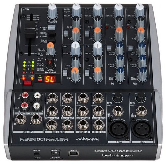 Микшерный пульт BEHRINGER Xenyx 1002SFX купить,95000