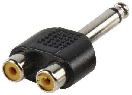 Переходник Евроуют 6.3 mm jack - RCA купить,500