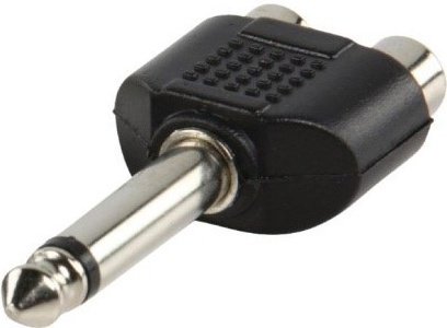 Переходник Евроуют 6.3 mm jack - RCA купить,500