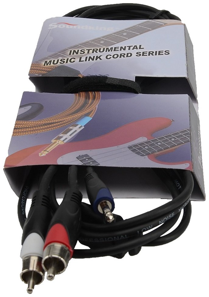 Переходник Soundking 3.5 mm jack - RCA 3 м купить,5500