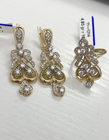 Комплект Exclusive Gold 7678888 18.5р 15.5гр купить,NaN