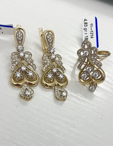 Комплект Exclusive Gold 7678888 18.5р 15.5гр купить,NaN