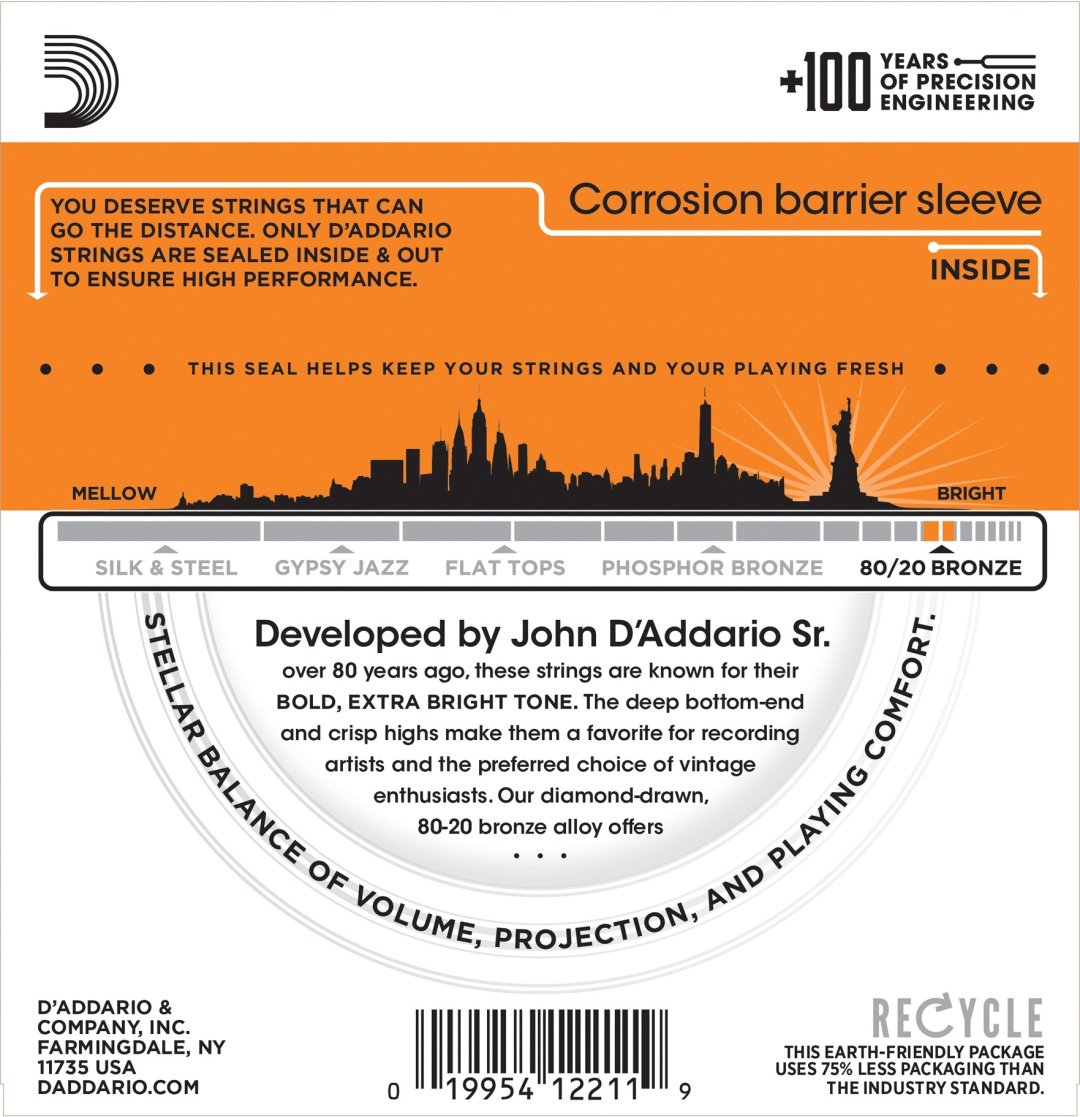 Струны D'Addario EJ10 NT10-47 купить,4500