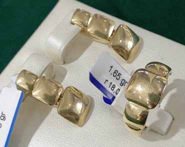 Комплект Exclusive Gold 4388769 вес 5.28 г золото, без вставок