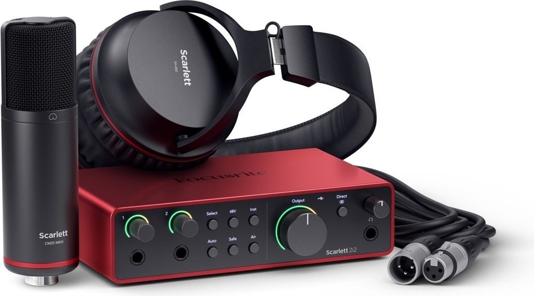 Звуковая карта Focusrite Scarlett 2i2 Studio 4th Gen комплект купить,206800