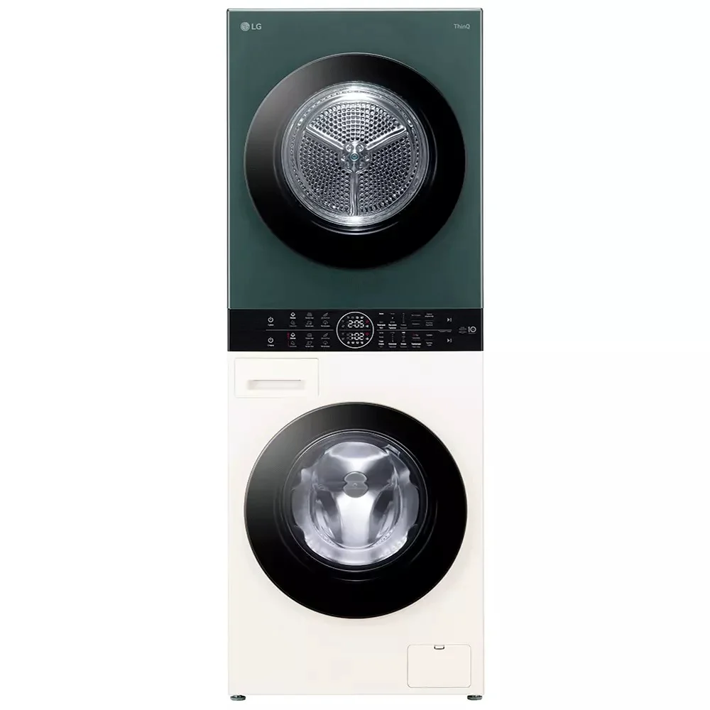 Стиральная машина LG WashTower Objet W4W8LVKK2HM зеленая/бежевая купить,NaN