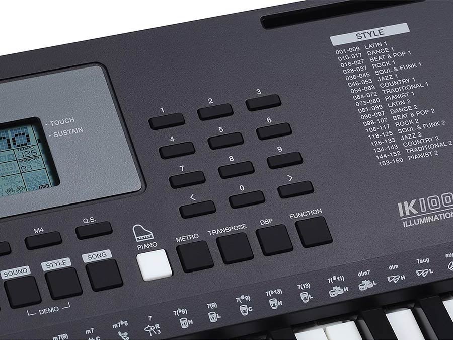 Синтезатор Medeli IK100 черный купить,110760