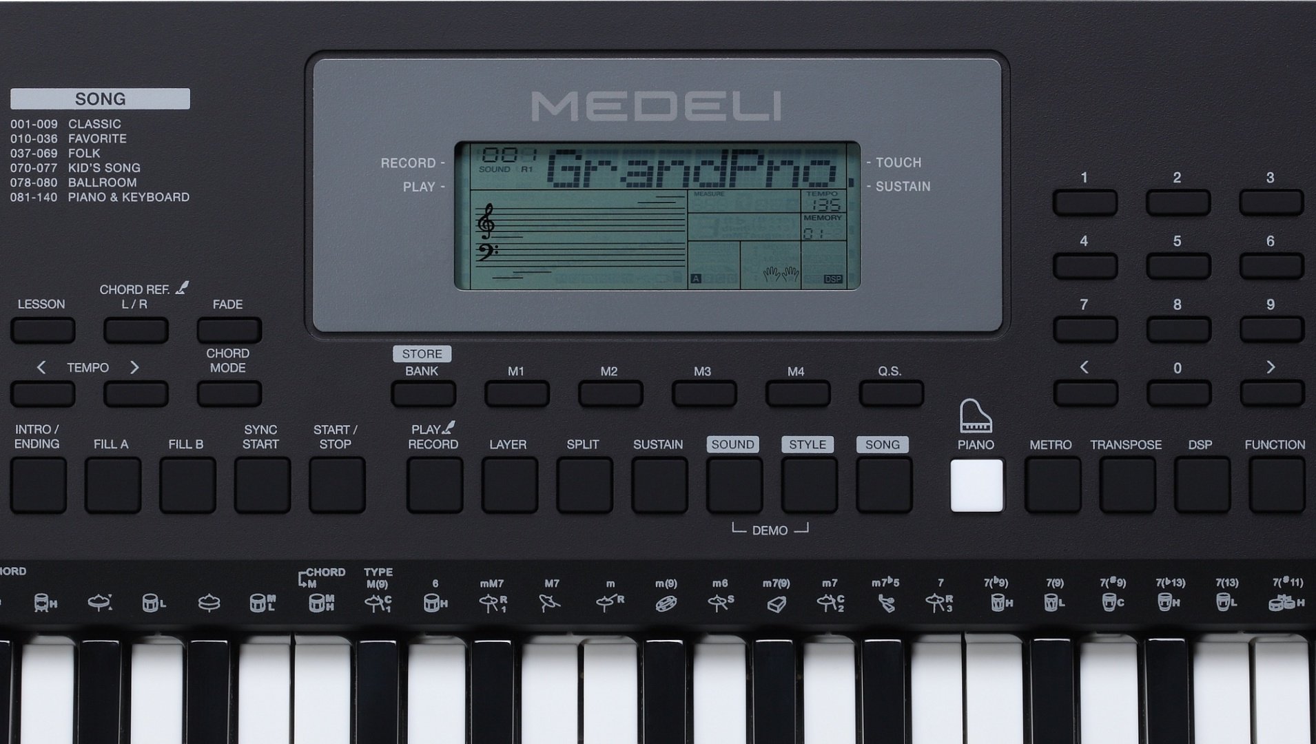 Синтезатор Medeli IK100 черный купить,110760