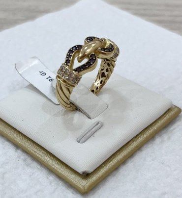 Кольцо Exclusive Gold 866788 размер 18 вес 4.91 г золото, фианит купить,NaN