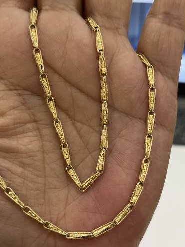 Цепь Exclusive Gold 7667777 длина 55 см, вес 8.23 г золото, плетение фантазийное купить,NaN