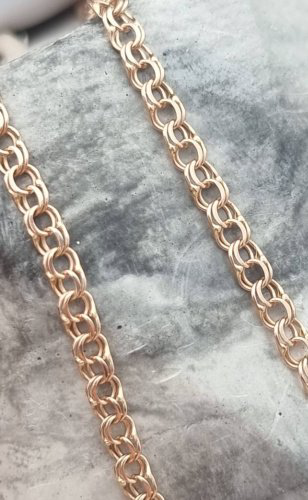 Цепь Exclusive Gold 240722019 длина 50 см, вес 2.58 г золото, плетение бисмарк купить,250000