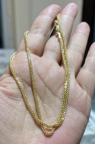 Цепь Exclusive Gold 75678 длина 55 см, вес 4.25 г золото, плетение колос купить,NaN