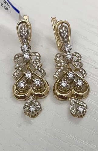 Серьги Exclusive Gold 6447888 10.5гр купить,NaN
