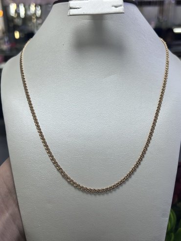 Цепь Exclusive Gold 555318488 длина 50 см, вес 3.8 г золото, плетение нонна купить,274245