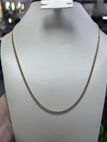 Цепь Exclusive Gold 555318488 длина 50 см, вес 3.8 г золото, плетение нонна купить,274245