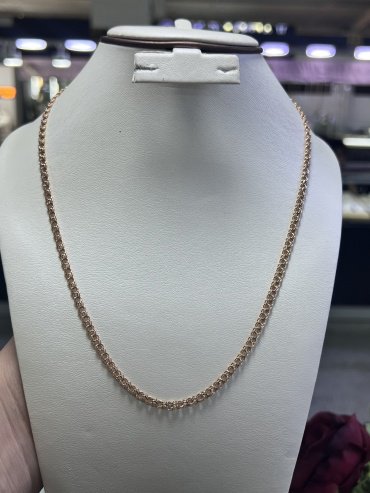 Цепь Exclusive Gold 026706570 длина 50 см, вес 5.25 г золото, плетение бисмарк купить,400000