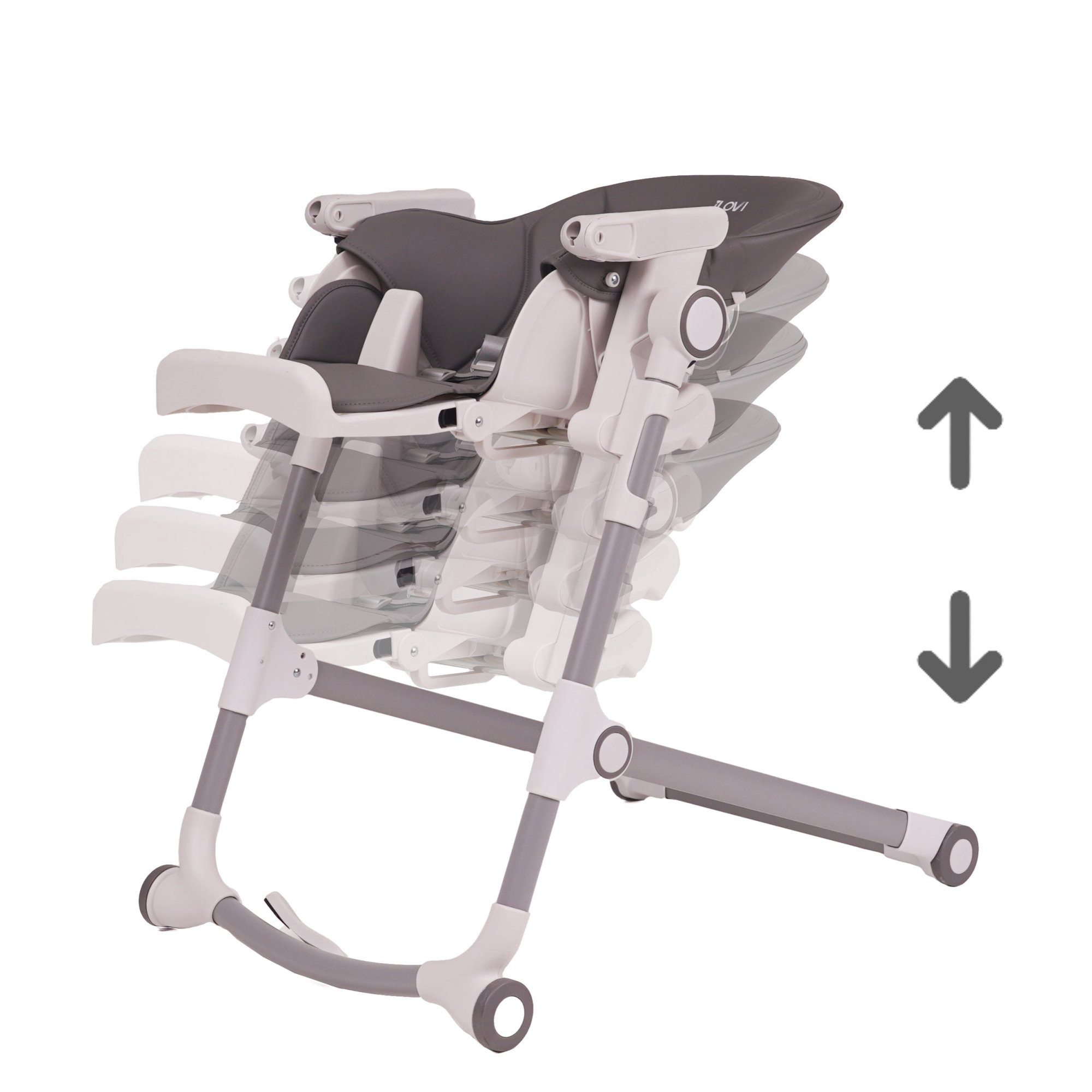 Стульчик для кормления iLovi Mobi Grey купить,NaN