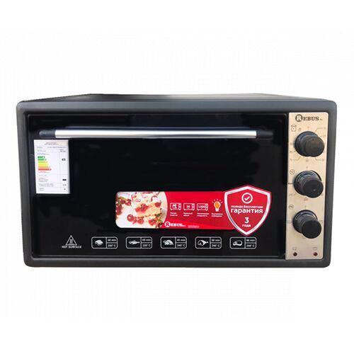 Мини-печь Rebus Pro-4595 черная купить,NaN