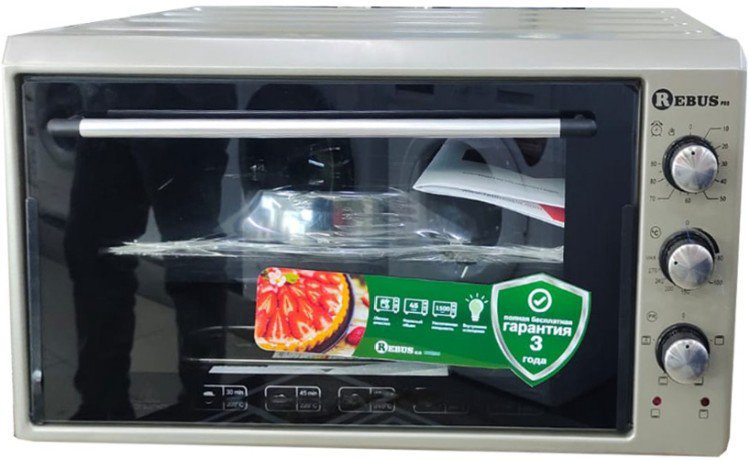 Мини-печь Rebus Pro-3695 36L серая купить,NaN